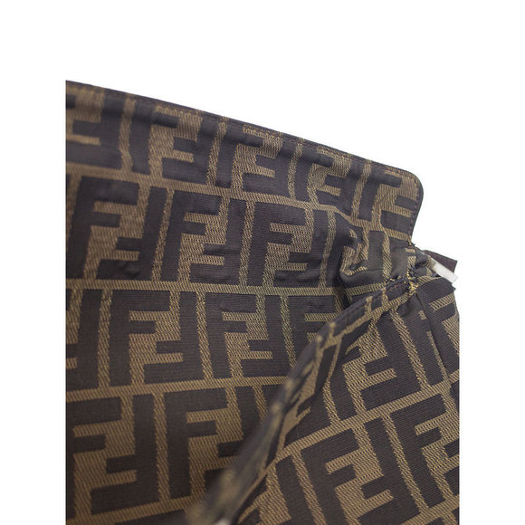 Fendi Zucca Pattern Semi Shoulder Bag Brown - Picture 6 of 6